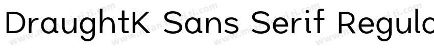 DraughtK Sans Serif Regular字体转换